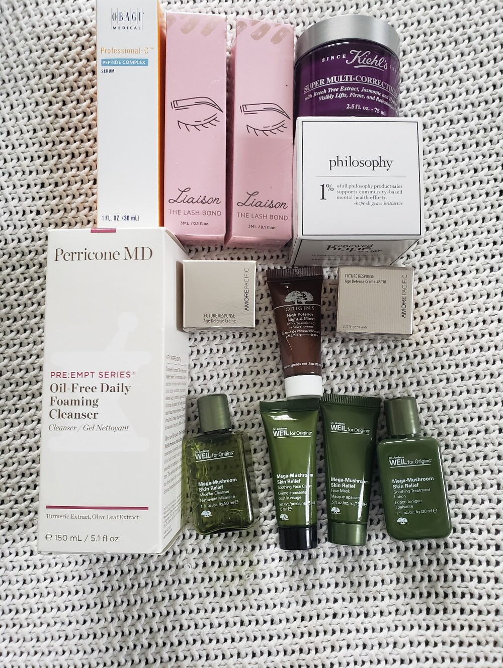 Perricone Kiehls Obagi philosopy Liaison Andrew Weil